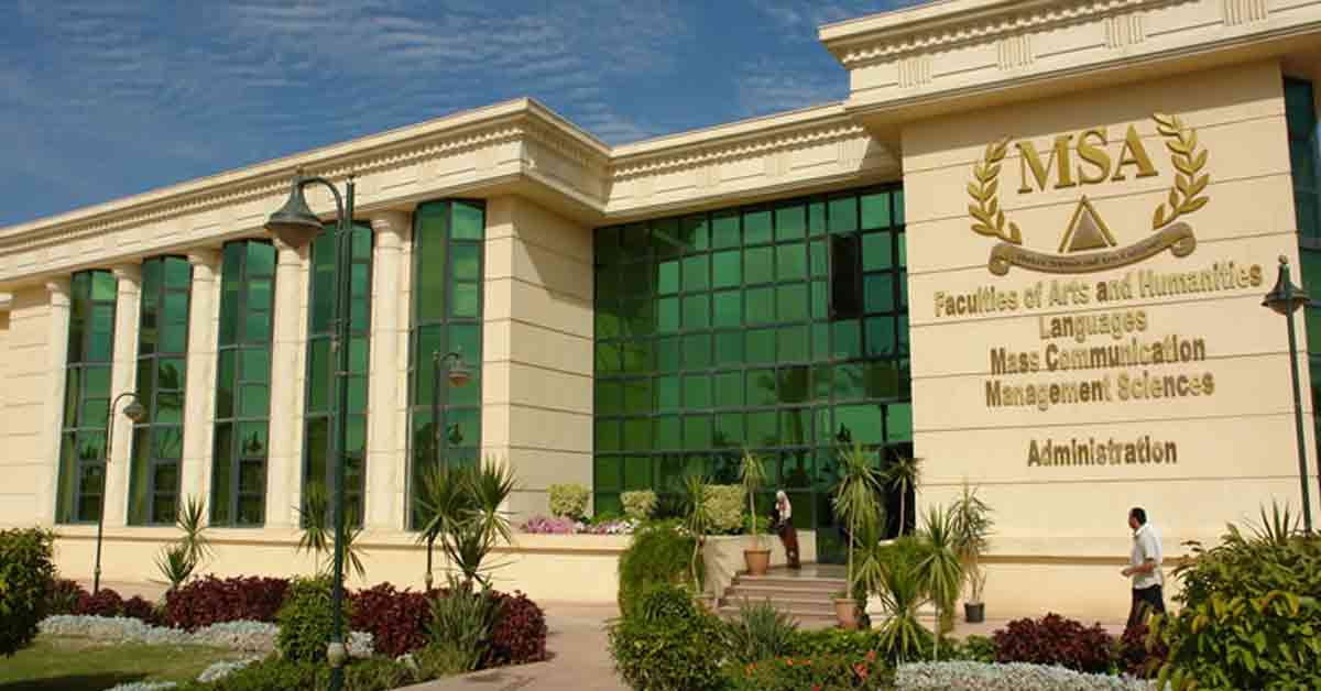 The Faculty of Mass Communication in October University for Modern Sciences and Arts (MSA) University in Egypt